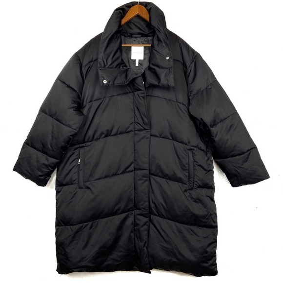 Avec Les Filles Jackets & Blazers - Avec Les Filles Apres Ski Cocoon Puffer Coat Black